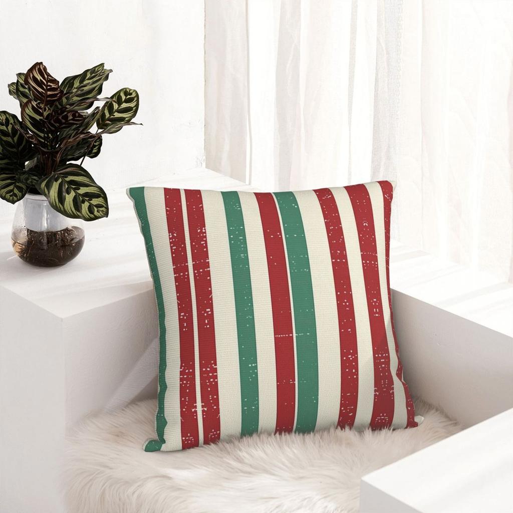 Pillow Cover Plaid & Holiday Christmas Graphic Cushion Cover Retro Trendy Pillow Case For Wedding Party Home Decor Pillowcases