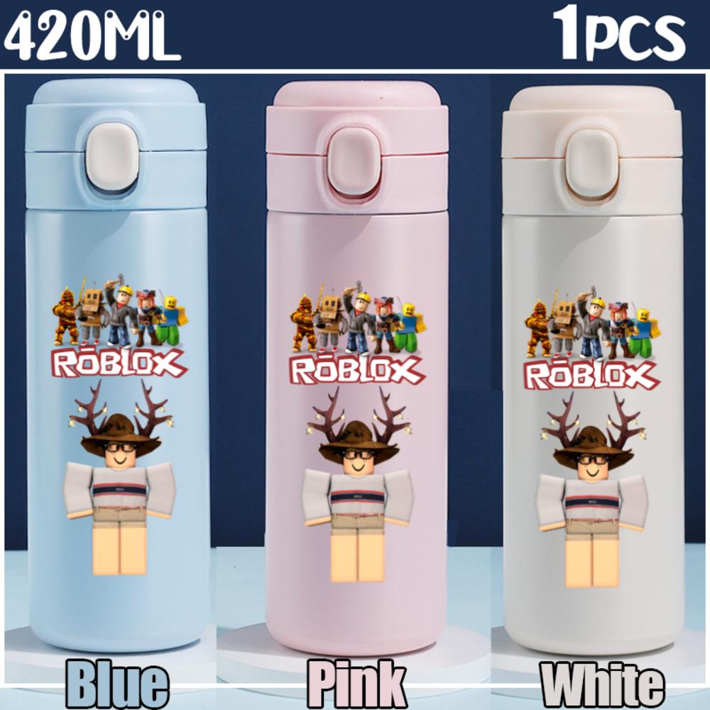 420ML Gourde Roblox Game Straight Drinking Cup Anime Water Bottle DynaBlocks 304 Stainless Steel Thermos Cup Holiday Gifts