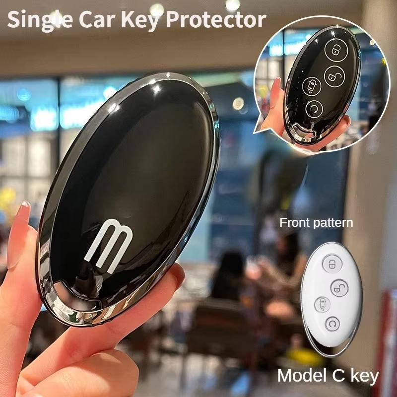For BYD TPU Car Key Seagull/Dolphin/Qin/Han/Tang/Song/SEAL U DM-i/ATTO03 Car Key Decoration Full Cover Protective Case