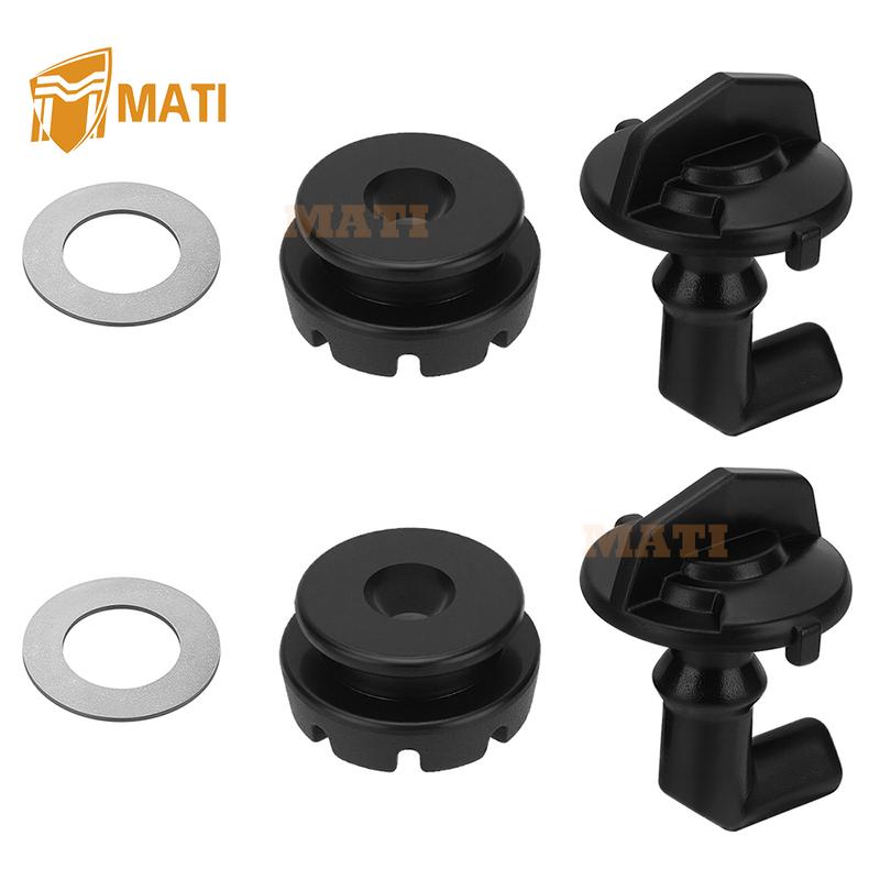 M MATI 2 st Huvlåsspärrar + Genomföringar & Brickor Kit för Polaris RZR 570 800 900 7081500