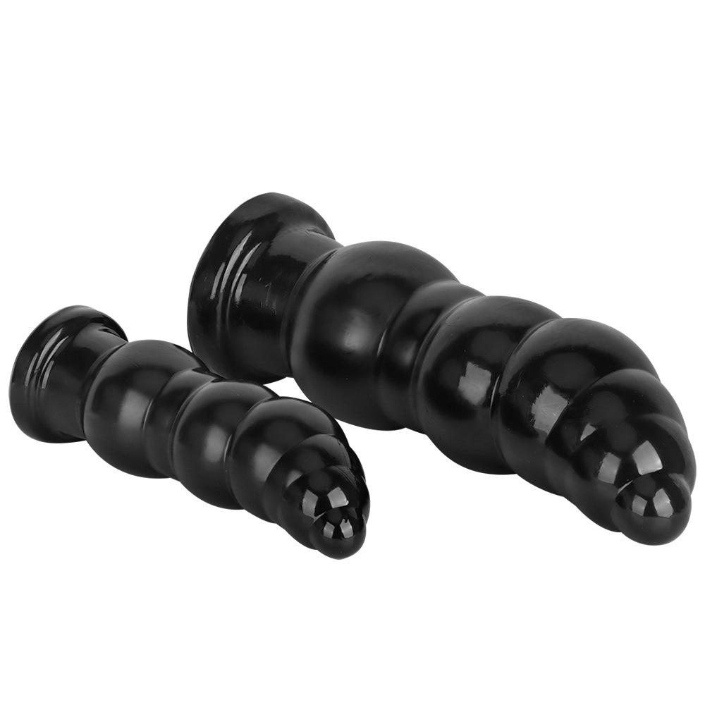 PVC velké anální zátky Masturbátor Dildo Fisting Sexuální hračky Big Dick Popruh na penis BDSM
