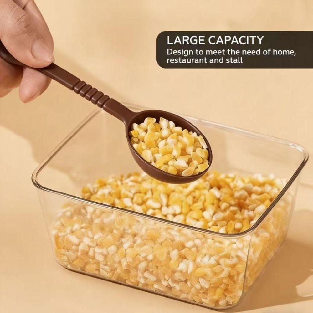 with Lid Ice Powder Box 6-Compartment Fruit Salad Box Seasoning Storage Box for Spices Powders