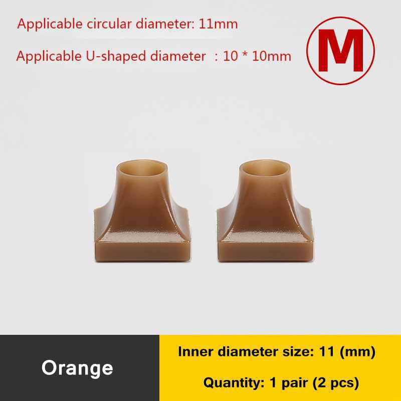 NEW 2Pcs Woman High Heels Shoe Covers Square TPU/PVC Material Soft Damping Heel Protector Silencer Non-slip Heel Protector
