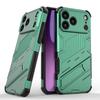 Shockproof Armor Stand Case For iPhone 17 Pro Max Coque iPhone 16 15 14 13 Pro Max Hybrid TPU+PC Hidden Phone Holder Cover