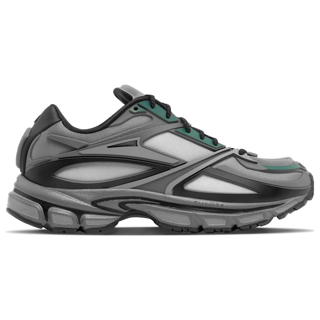 Reebok Rbk Premier Travel In Trouble Mesh Synthetic Leather Retro Functional Sports Low-Top Lifestyle Shoes Unisex Sneaker Black Gray GX9194