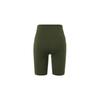 Nike Universal Journey Series Solid High-Waisted Quick-Dry Pocket Mid-Length Sports Shorts Women shorts Khaki-Green DQ5995-325