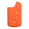 CARSIX Honda Car Key Case Silicone Perfect Fit Exclusive Design Silicone (Orange)