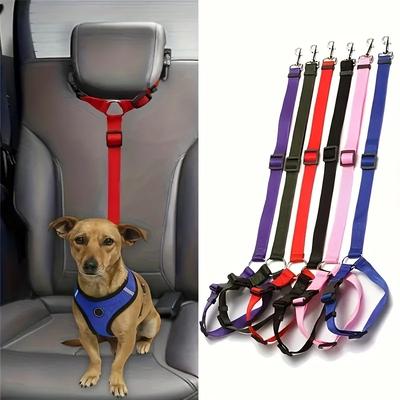 Pet Supplies Car Safety Hanger Loop Dog Leash Cat Leash Car Headrest Stretchable Traction Rope Pet Accessories Dog Products