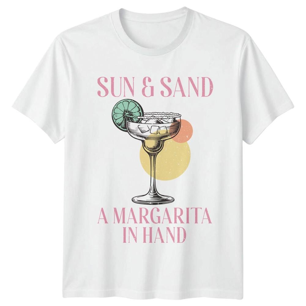 Sun And Sand A Margarita TShirt Margarita Cocktail Alcohol Summer Holiday S