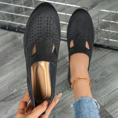 Women Flats 2024 New Round Toe Designer Shoes for Women Anti-Slip Flat Low-top Loafers Shoes Outdoor Breathable Sneakers Women