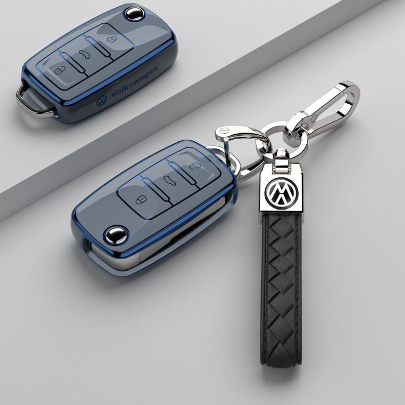 Pro VOLKSWAGEN VW Sportovní styl TPU kryt pouzdro na klíčenku auta Pro Volkswagen VW Polo Golf Passat Tiguan Beetle Caddy T5 Up