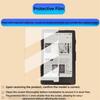 4.3 Inch Screen Protector Wear-resistant HD Anti-scratch Screen Protective Film No Glue Residue Black Film for XTEINK X4