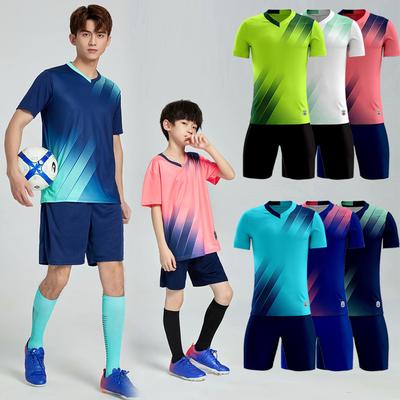 Soccer Uniform Set Boys Kindergarten Ball Clothes Adult Sports Children Training Team Uniforms Summer
