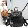 Fashion Korean Soft Leather Backpack New Style Travel Bag Trendy Casual Bag Women's Backpack