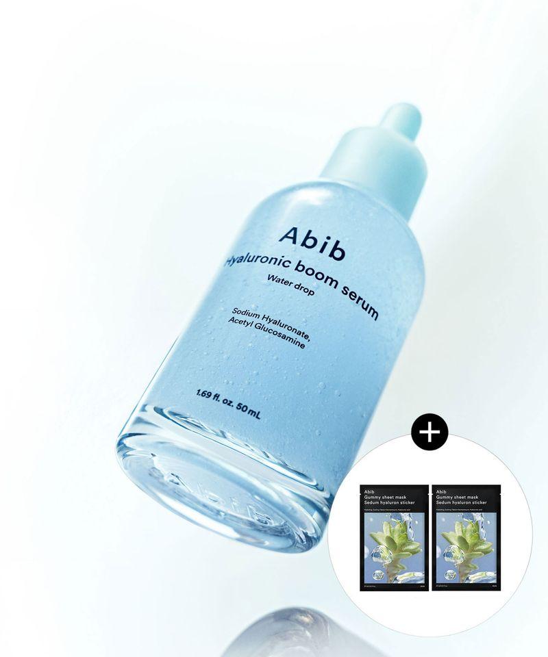 Hyaluronic Boom Serum Water Drop 50ml (+Moisture Herb Hyaluronic Sticker Pack 2 Sheets)