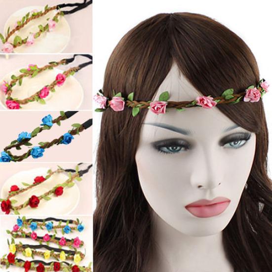 Boho-Stil Blumen-Stirnband, Festival, Party, Hochzeit, Damen-Girlande, Haarband