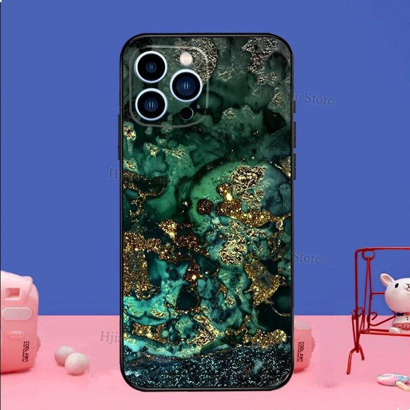 

Бирюзово-синий, золотой, мраморный чехол для телефона iPhone Samsung Galaxy Redmi Xiaomi Oppo OnePlus Note SA 7 8 9 10 11 12 13 14 20 21 22 23 53 54 Pro Max Ultra iPhone 6 or 6S
