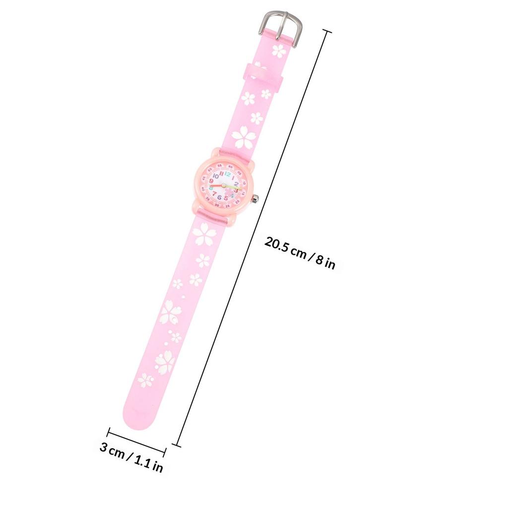 1Pcs Waterproof Cartoon Children Watch Kids Watch for Learning to Read Time Fun Educational Design Fits Coats Sweaters Skirts