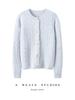 100% Pure Cashmere Women's Round Neck Loose Cable Knit Cardigan - Versatile & Casual for Autumn/Winter