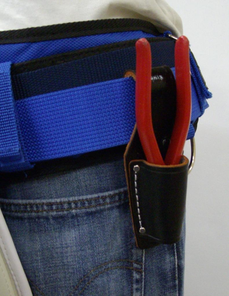 KOZUCHI Black Split Leather Pliers 1 Holder, 7-inch, Pliers, SP-A1