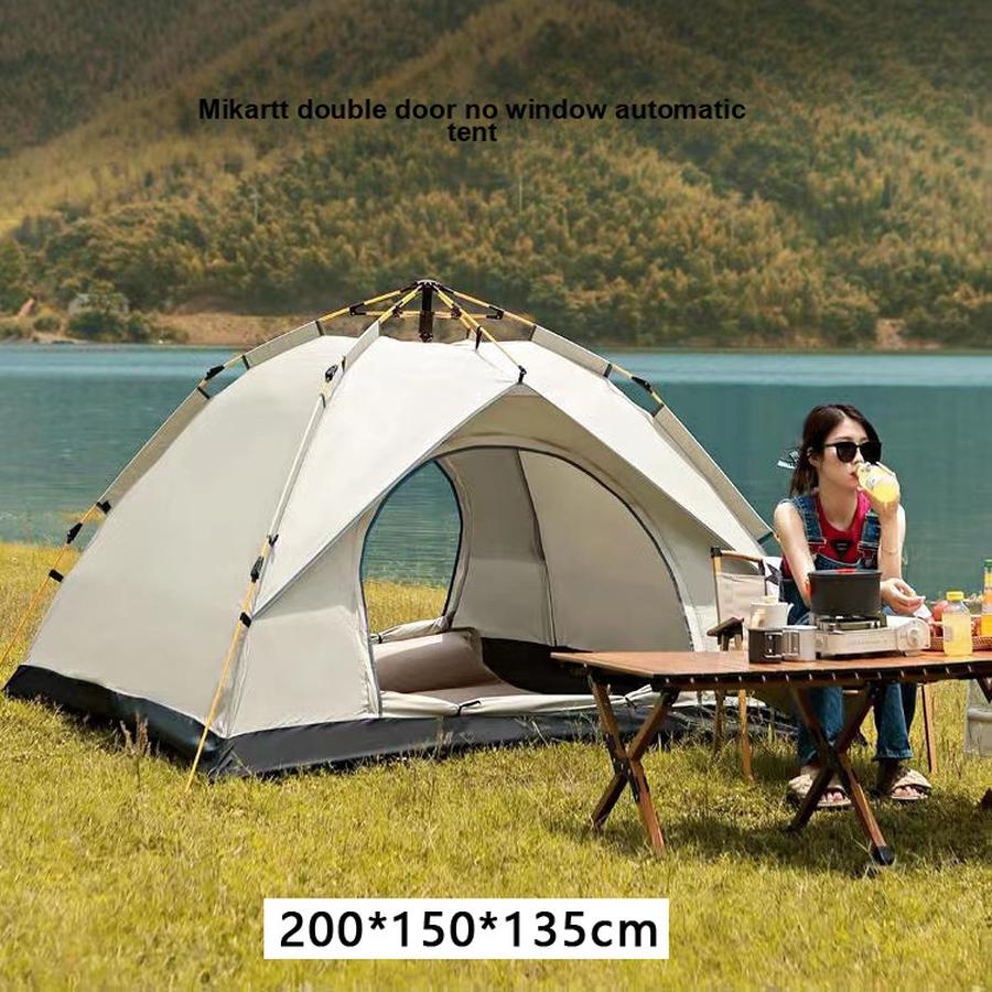 Portable Folding Automatic Tent Camping Shelter Sunscreen Waterproof Thick Outdoor Tent Set