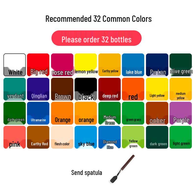 Mali Afwasbare Gouache Verf 100ml - Handgeschilderde Kleuren voor Kinderen en Studenten