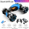 Nuevo coche RC 4WD Radio Control truco coche gesto inducción torsión vehículo todoterreno luz música Drift juguete alta velocidad escalada RC coche