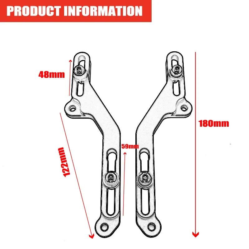 Motorcycle Windscreen Adjusters Airflow Adjustable Windscreen Wind Bracket For HONDA NC750X NC 750X NC750 X 2021 2022 2023