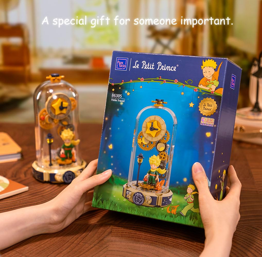 PANTASY The Little Prince Time Travel Building Set for Adults and Teens, DIY Assembly Model, Collectible, Decorative Gift
