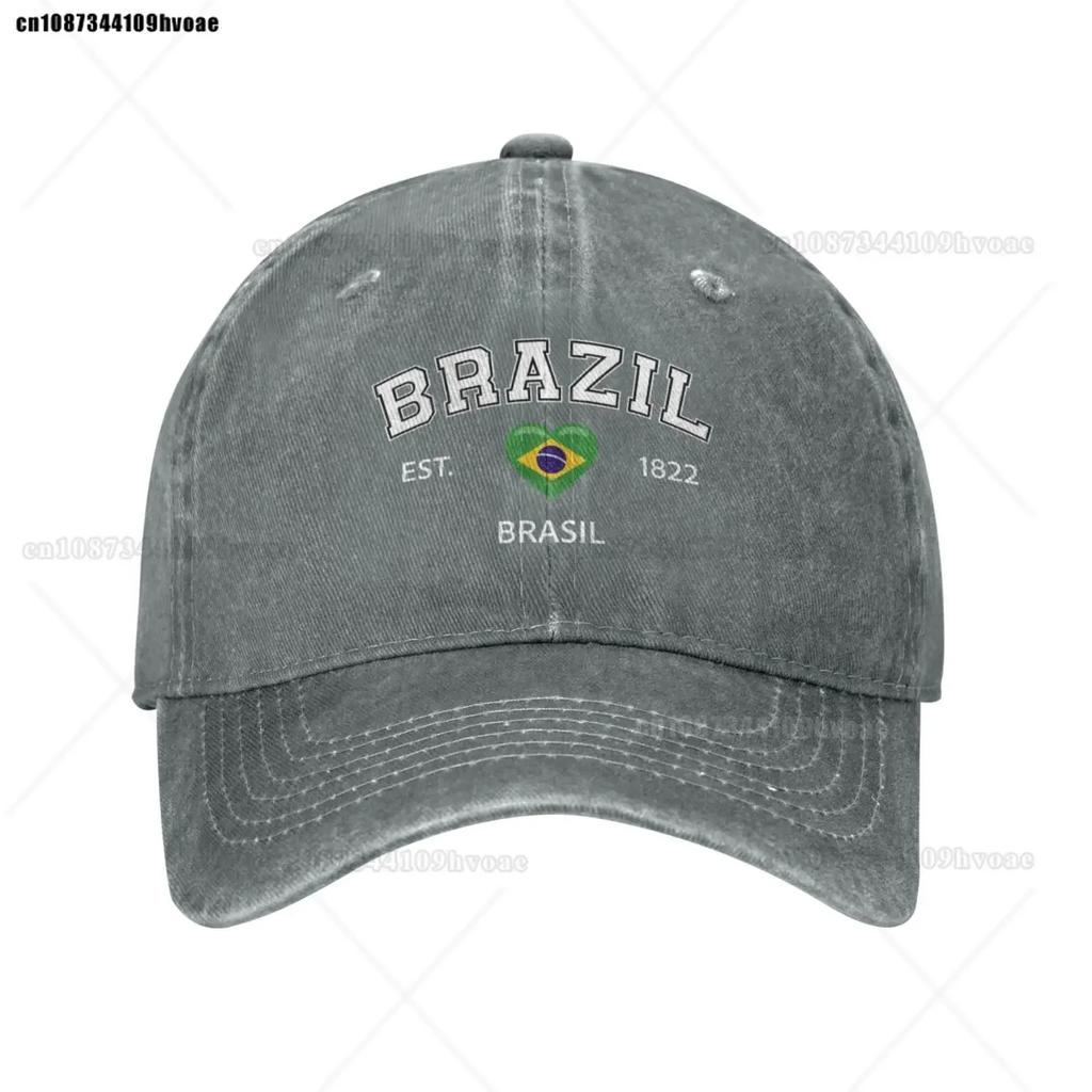 Fashion Flag Hats Brazil EST Baseball Cap Unisex Adjustable Summer Sport Caps Brasil Sandwich Caps Snapback Golf Hat