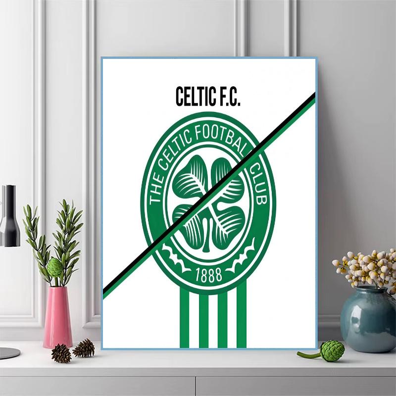 Celtic F.C 100% Round Full Drill 5D DIY Diamond Painting Embroidery Cross Stitch Rhinestone Décor