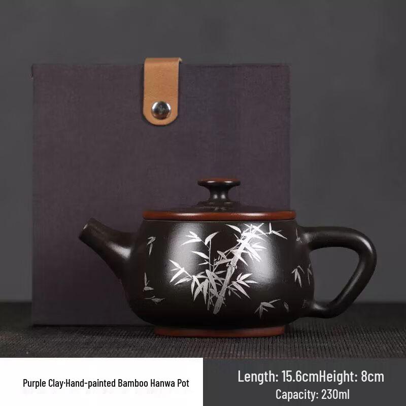 Jianshui Purple Clay Hand-painted Teapot