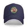 Since 1970 Vintage Baseball Cap Retro Style Adjustable Polyester Hat Casual Unisex Streetwear