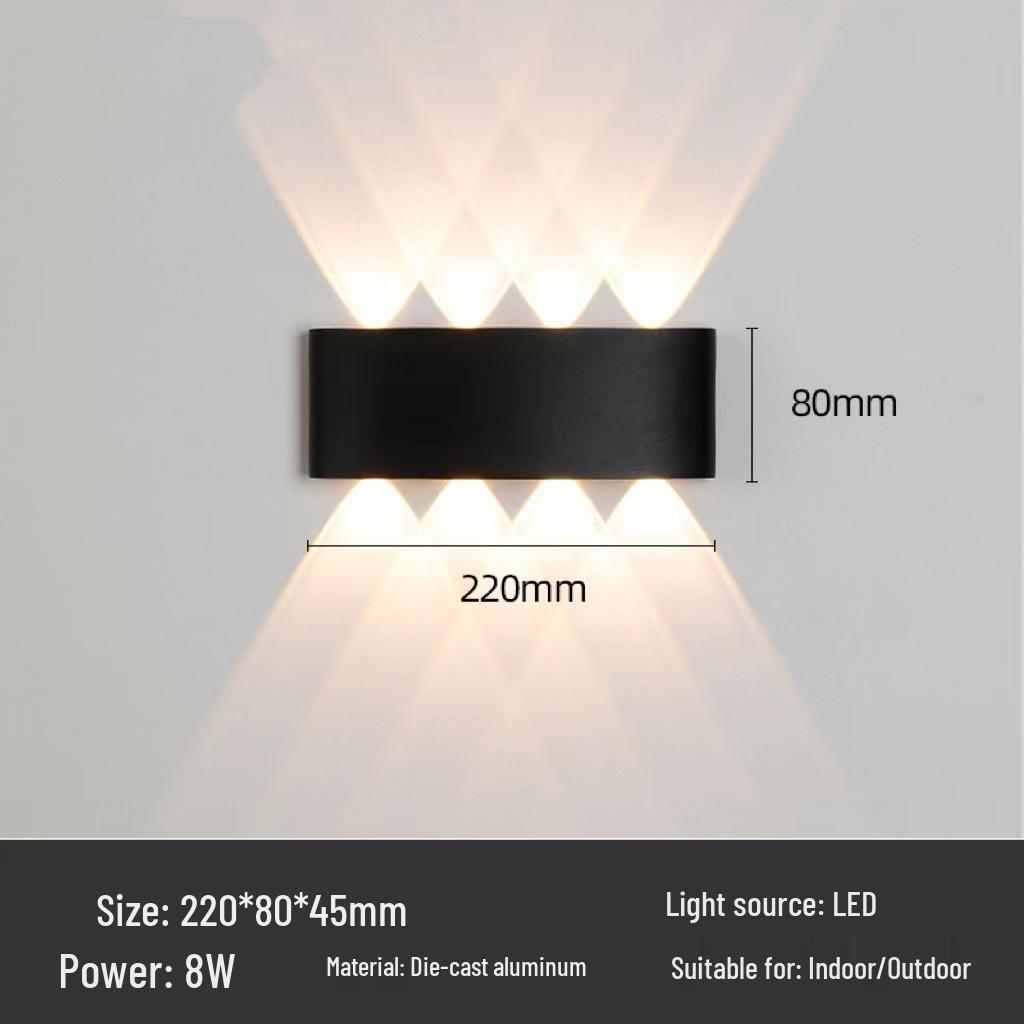 Waterproof LED Outdoor Wall Light for Courtyard, Aisle, Terrace, Villa & Decorative Telescope Lighting