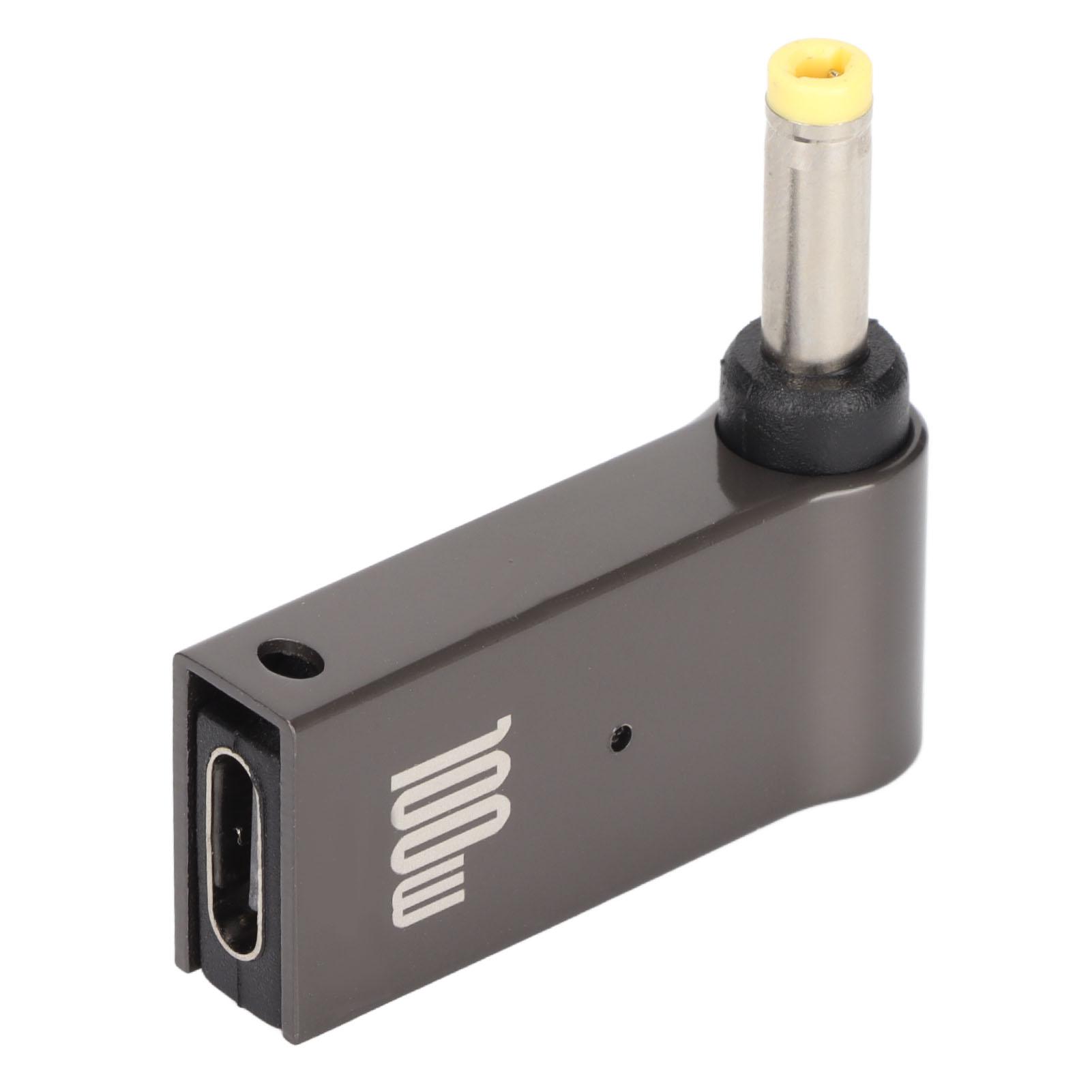 

Конвертер зарядки PD 4.0x1.7мм в 100Вт Type C Смарт-чип Маленький Легкий Конвертер Type C PD для