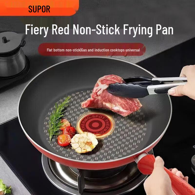 Supor 28cm Non-stick Frying Pan with Thermo-Spot