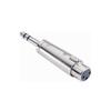 Adam Hall - 6.35 Mm Stereo Male Jack To Female XLR Adapter