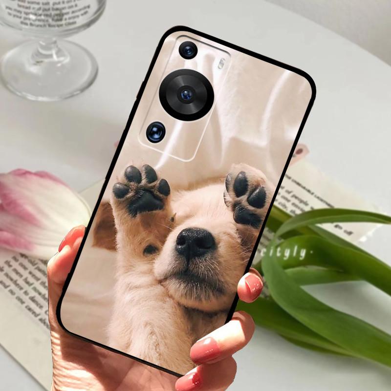 For Huawei P60 Case Soft Silicone TPU Phone back Cover For Huawei P60 Pro Cases Animal Bumper For HuaweiP60 P60Pro Protective