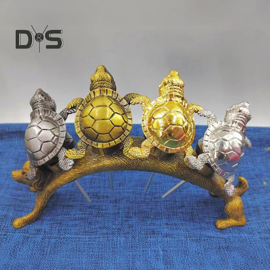 Turtle Wine Pourer Metal Decanter Spout with Drip-Free Design Elegant Bar Accessory for Red White Liquor