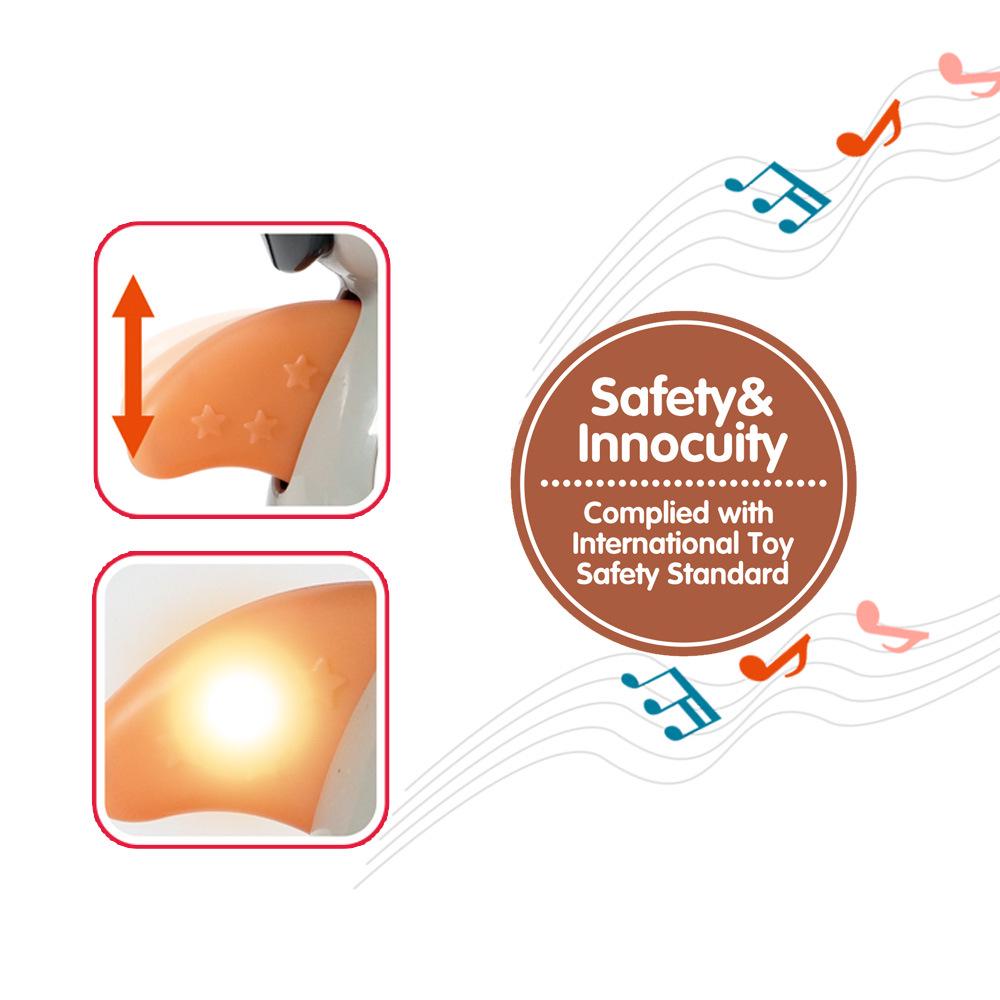 Electric Dancing Penguin Toy with Music and Lights for Early Education