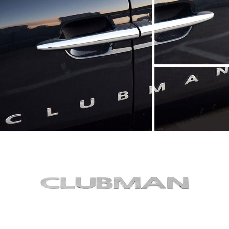 For Mini Cooper S JCW R56 R53 R60 F56 Countryman Clubman Paceman Logo Car Rear Body Tailgate Fender Door Adhesive Badge Sticker 69sd