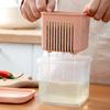 1PC Kitchen Fruits Vegetables Storage Box Fridge Ginger Scallion Onion Fresh-keeping Container Food Drain Crisper Organizer