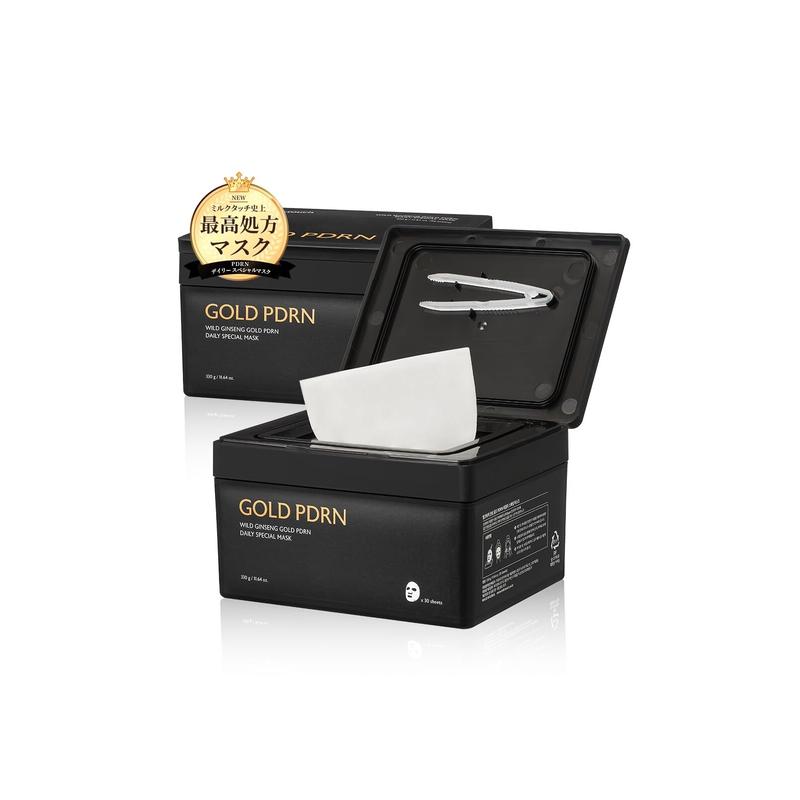 Milk Touch Gold PDRN Ежедневная специальная маска 330 г(30шт)  330g(30pcs)