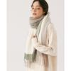 VICTORIA&VERA Autumn/Winter Large Plaid Tassel Scarf