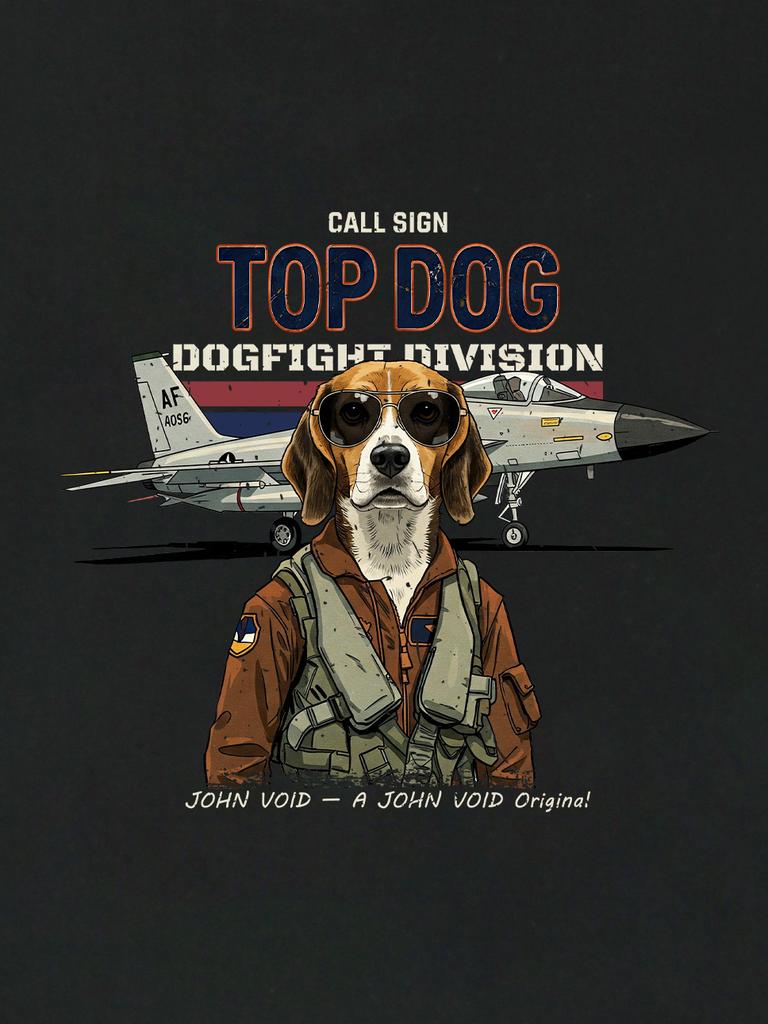 Seibeueodog Top Dog Half-Sleeve T-Shirt (Kids & Unisex Size ~5Xl) (A Type)