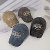Spring Summer Vintage Do Old Washed Embroidered Letter 1718 Baseball Cap Soft Top Comfortable Cotton Visor