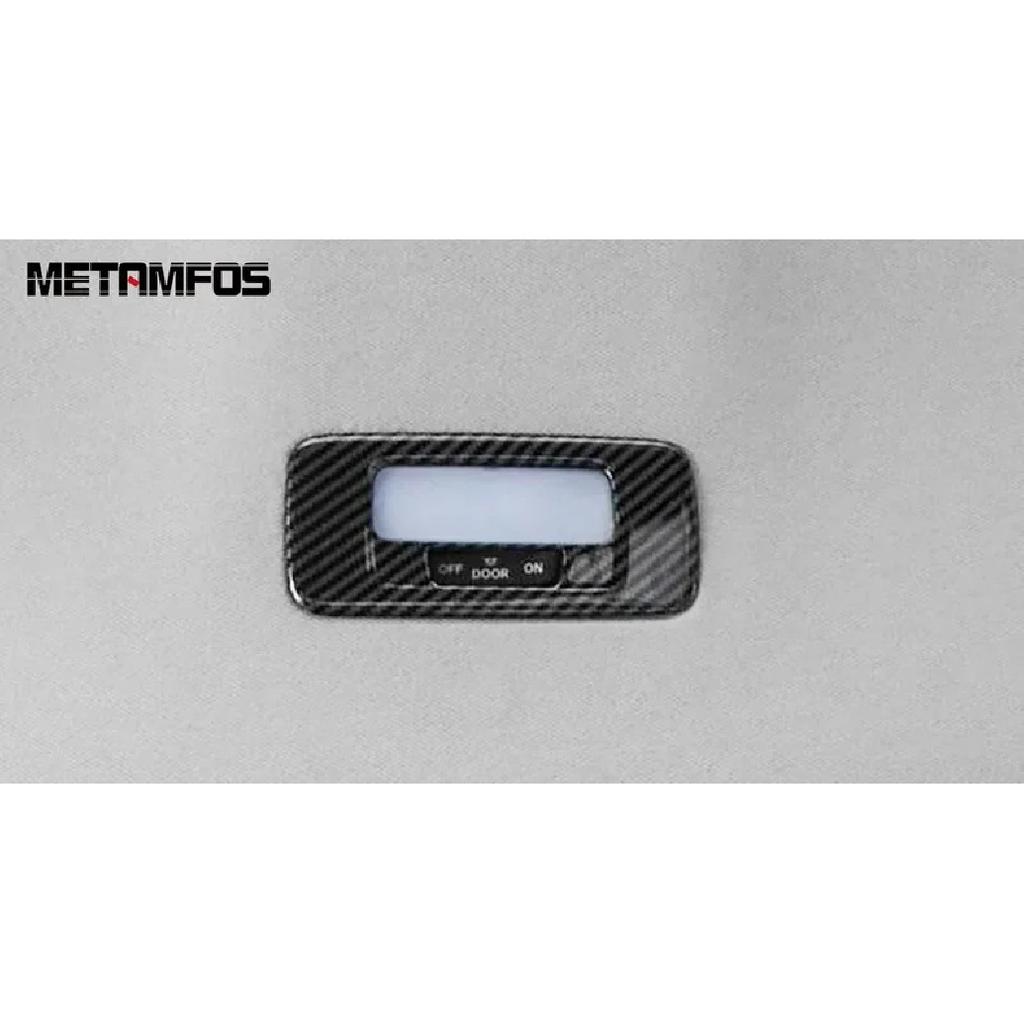 Reading Light Lamp Cover Trim Frame For Honda Civic 11th Gen    2024 Carbon Fiber Decoration Interior Accessories