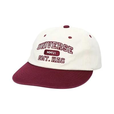 UG Two-tone Logo Washed Cap_BURGUNDY