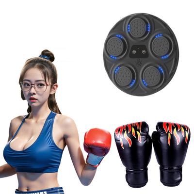 Smart Music Boxing Machine Toy Wall Target LED Lighted Sandbag Relaxing Reaction Training Target for Boxing Active Training Toys