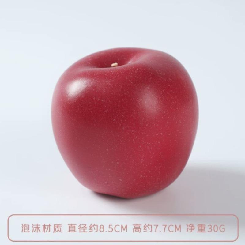 Simulierte Apfel Fälschung Roter Apfel Modell Künstliche Früchte Schmuck Opferfrüchte Skulptur Handwerk Fotografie Dekorations Requisiten